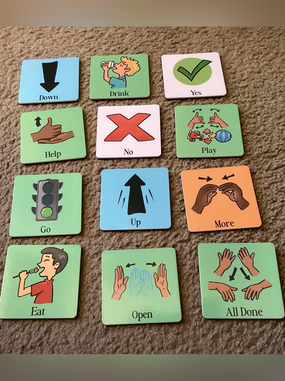 Speech Therapy Magnetic Communication Cards